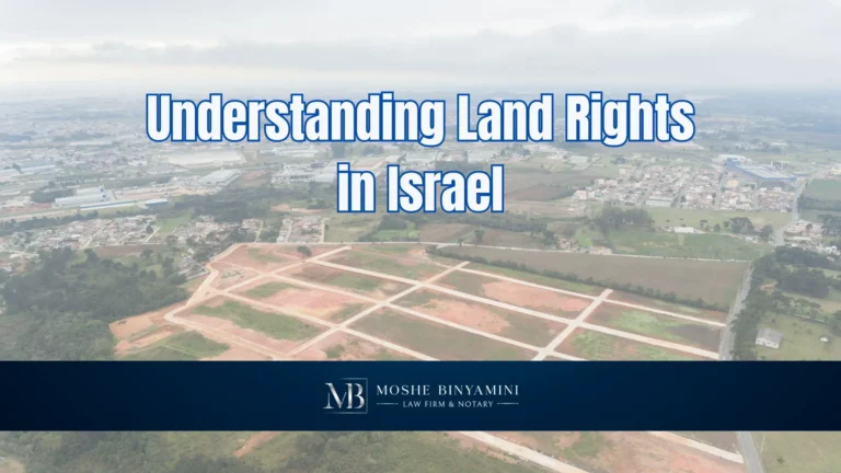 Landscape arial view of Israel